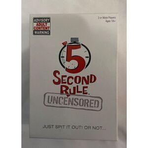 PlayMonster 5 Second Rule Uncensored Adult Party Card Game